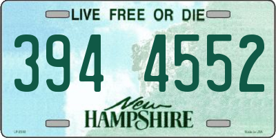 NH license plate 3944552