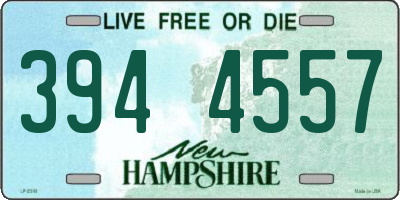 NH license plate 3944557
