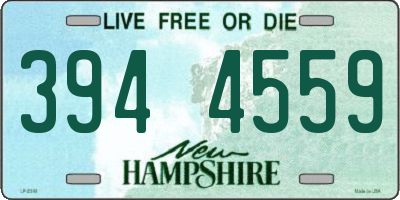 NH license plate 3944559