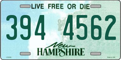 NH license plate 3944562