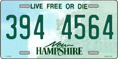 NH license plate 3944564