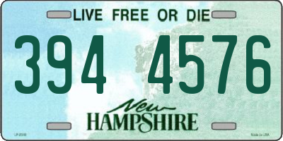 NH license plate 3944576