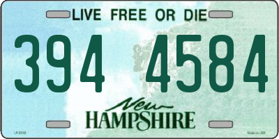 NH license plate 3944584