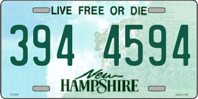 NH license plate 3944594