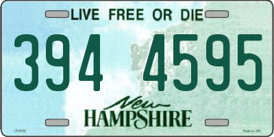 NH license plate 3944595
