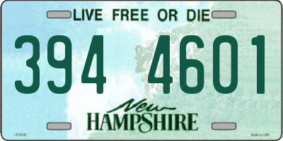 NH license plate 3944601