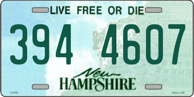 NH license plate 3944607
