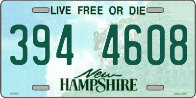 NH license plate 3944608