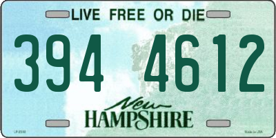 NH license plate 3944612
