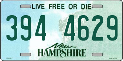 NH license plate 3944629