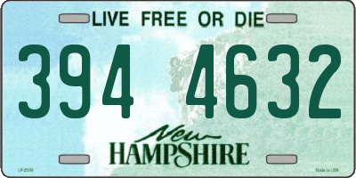 NH license plate 3944632