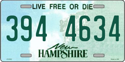 NH license plate 3944634