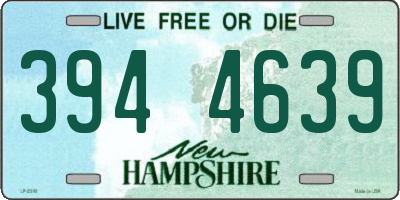 NH license plate 3944639