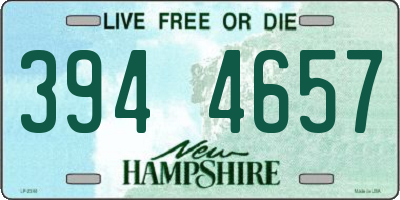 NH license plate 3944657