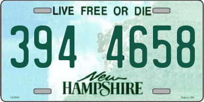 NH license plate 3944658