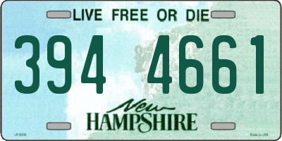 NH license plate 3944661