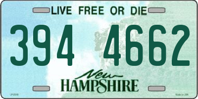 NH license plate 3944662