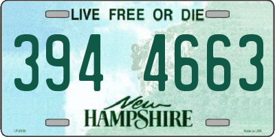 NH license plate 3944663