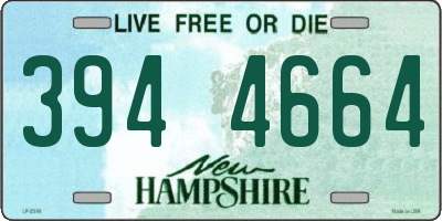 NH license plate 3944664