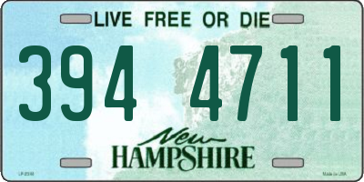 NH license plate 3944711