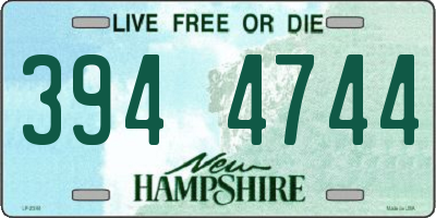 NH license plate 3944744
