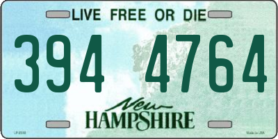 NH license plate 3944764
