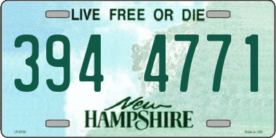 NH license plate 3944771