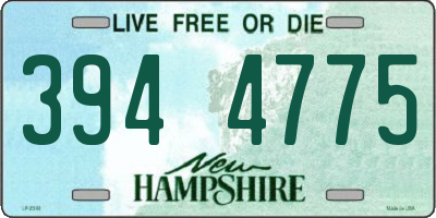 NH license plate 3944775