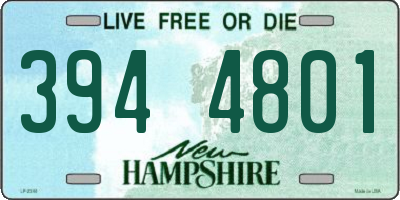 NH license plate 3944801