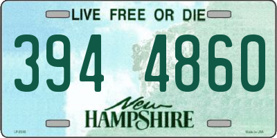 NH license plate 3944860