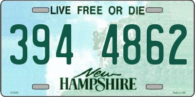 NH license plate 3944862