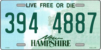 NH license plate 3944887
