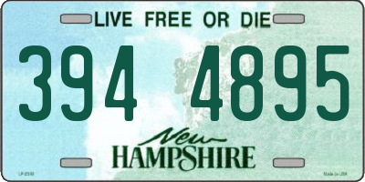 NH license plate 3944895