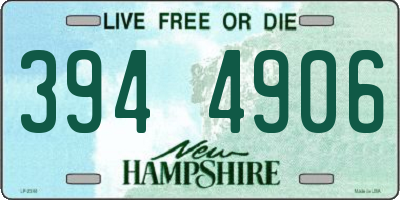 NH license plate 3944906