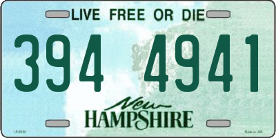 NH license plate 3944941