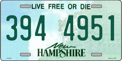 NH license plate 3944951