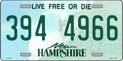 NH license plate 3944966