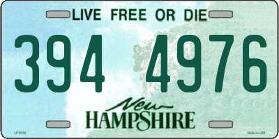 NH license plate 3944976