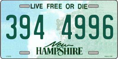 NH license plate 3944996