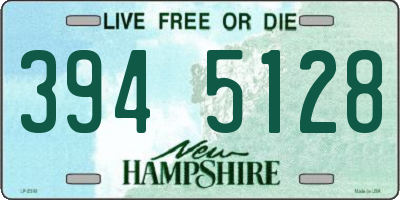 NH license plate 3945128