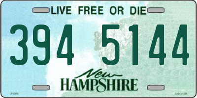 NH license plate 3945144