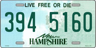 NH license plate 3945160