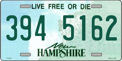 NH license plate 3945162