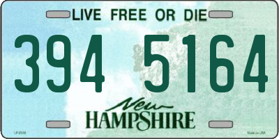 NH license plate 3945164