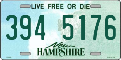 NH license plate 3945176