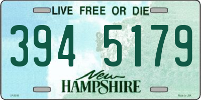 NH license plate 3945179