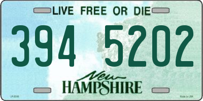 NH license plate 3945202