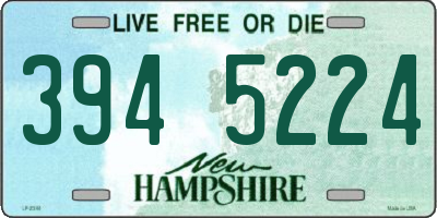 NH license plate 3945224