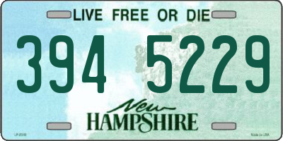 NH license plate 3945229