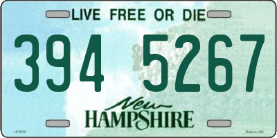 NH license plate 3945267